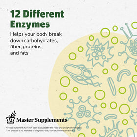ENZALASE Complément Alimentaire sur une table avec des éléments naturels