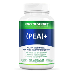 Enzyme Science Complément Alimentaire PEA Curcuma Meriva 120 Capsules vue de face