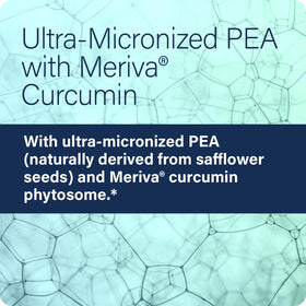 Enzyme Science Complément Alimentaire PEA Curcuma Meriva 120 Capsules avec étiquette