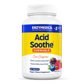 Enzymedica Acid Soothe comprimés à mâcher 60 unités vue de face
