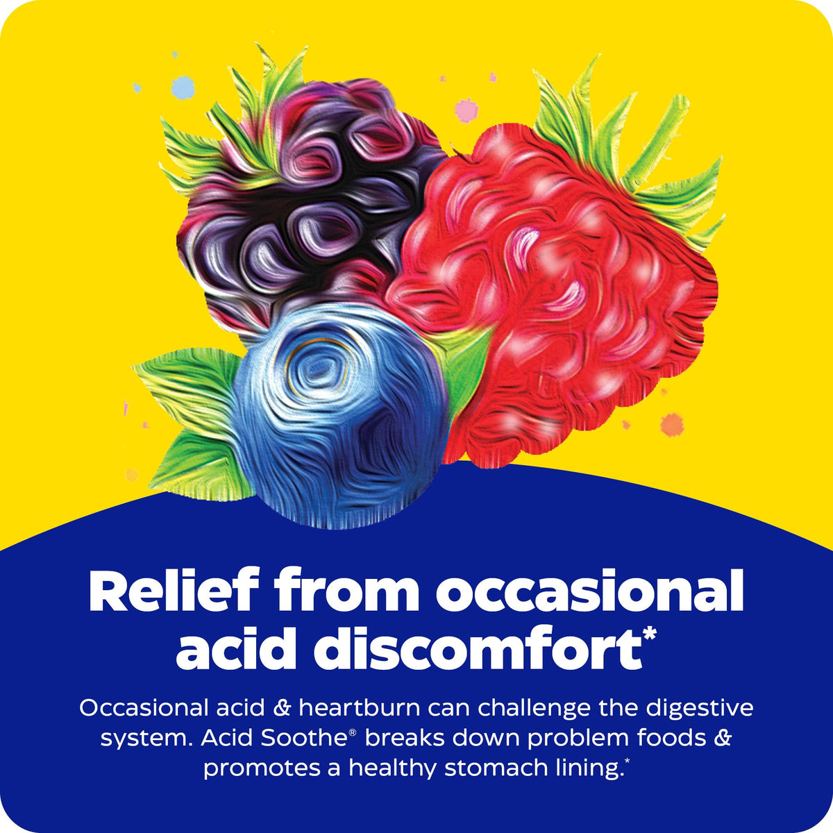 Enzymedica Acid Soothe comprimés à mâcher sur une table