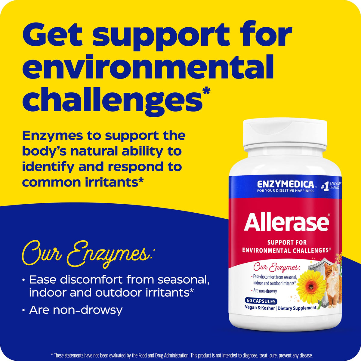 Enzymedica Allerase capsules individuelles