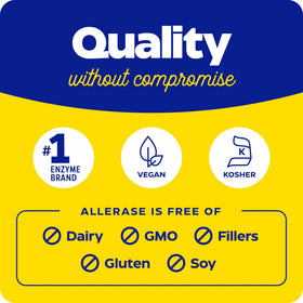 Enzymedica Allerase capsules sur fond blanc