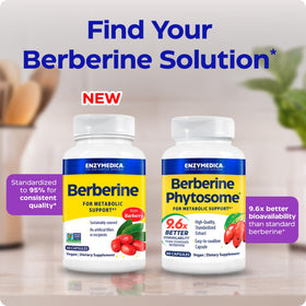 Enzymedica Berberine HCl 510 mg vue de côté