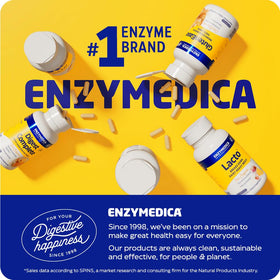 Enzymedica Berberine Phytosome en gros plan sur une main