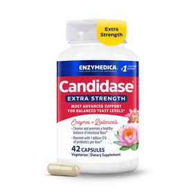 Enzymedica Candidase Extra Strength 42 Capsules, vue de face