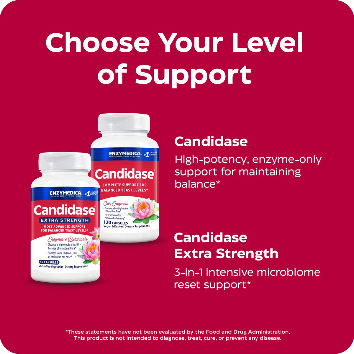 Enzymedica Candidase informations sur le dosage