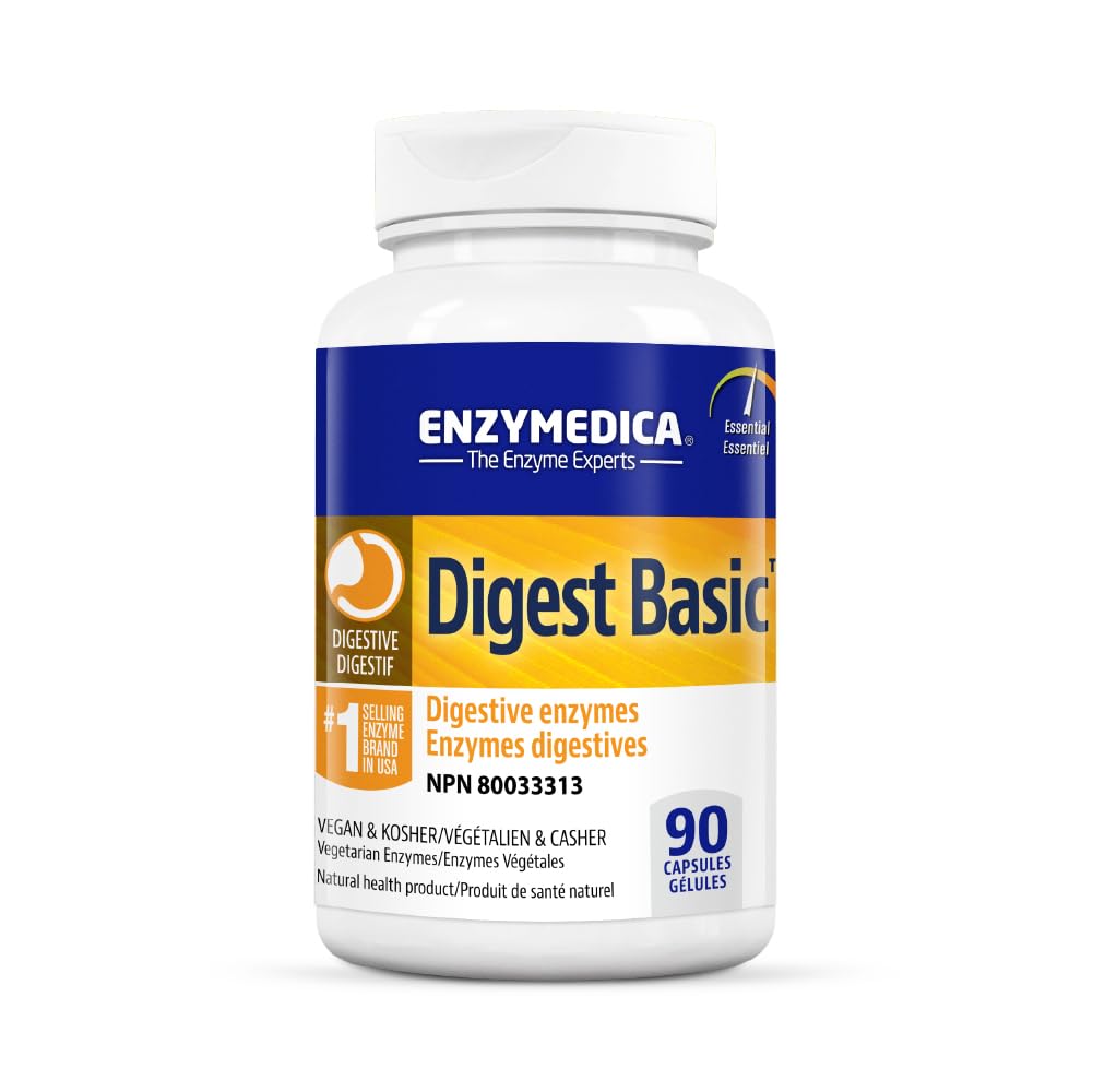 Enzymedica daily Basic 90 capsules vue de face