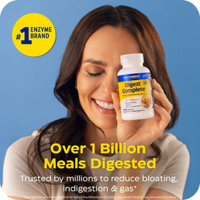 Enzymedica daily Complete 240 capsules sur une table