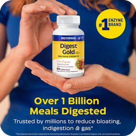 Enzymedica daily Gold 90 capsules ouvertes