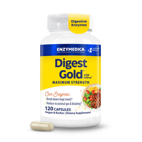 Enzymedica daily Gold flacon de 120 capsules vue de face