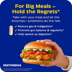 Enzymedica daily Gold + Probiotics capsules ouvertes