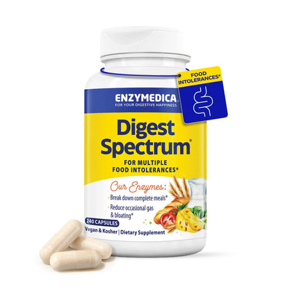 Enzymedica daily Spectrum 240 capsules vue de face