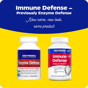 Enzymedica daily wellness Defense capsules sur une table