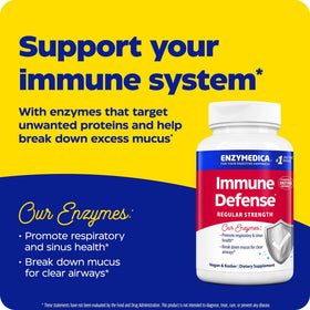 Enzymedica daily wellness Defense étiquette du produit