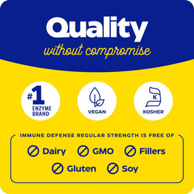 Enzymedica daily wellness Defense flacon avec capsules à l'intérieur