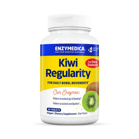 Enzymedica Kiwi Regularity 30 comprimés à mâcher, vue de face