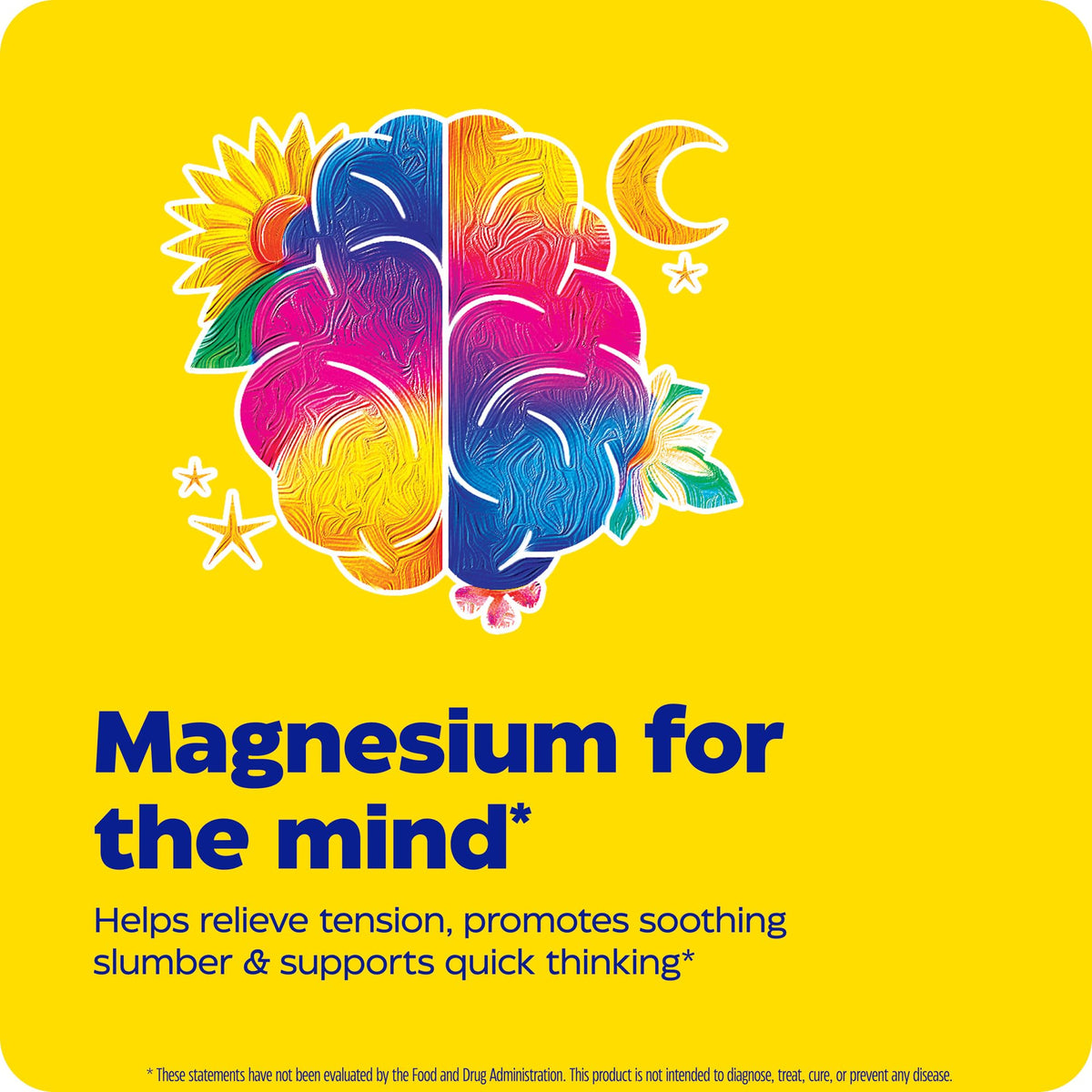 Enzymedica Magnesium Mind avec des ingrédients sur une table