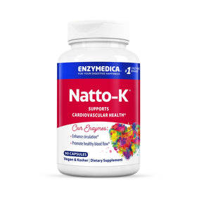 Enzymedica Natto-K Capsules vegan 90 unités devant l'emballage