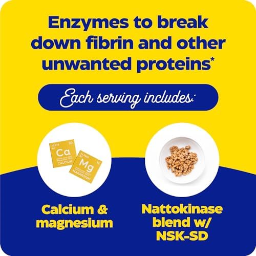 Enzymedica Natto-K Capsules vegan avec une main tenant l'emballage