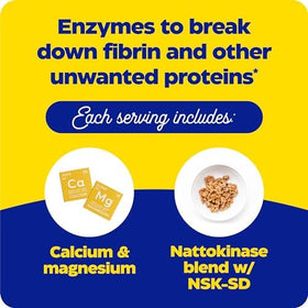 Enzymedica Natto-K Capsules vegan avec une main tenant l'emballage