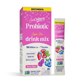 Enzymedica SubCulture Berry Blast mélange probiotique en sachets