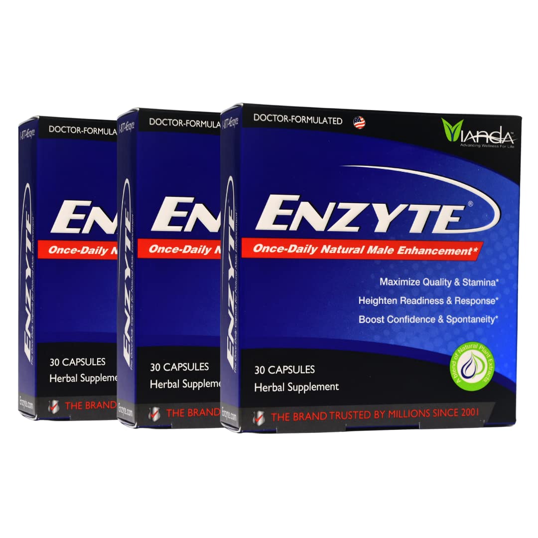 Enzyte MRC Complément Alimentaire Masculin 30 Capsules vue de face