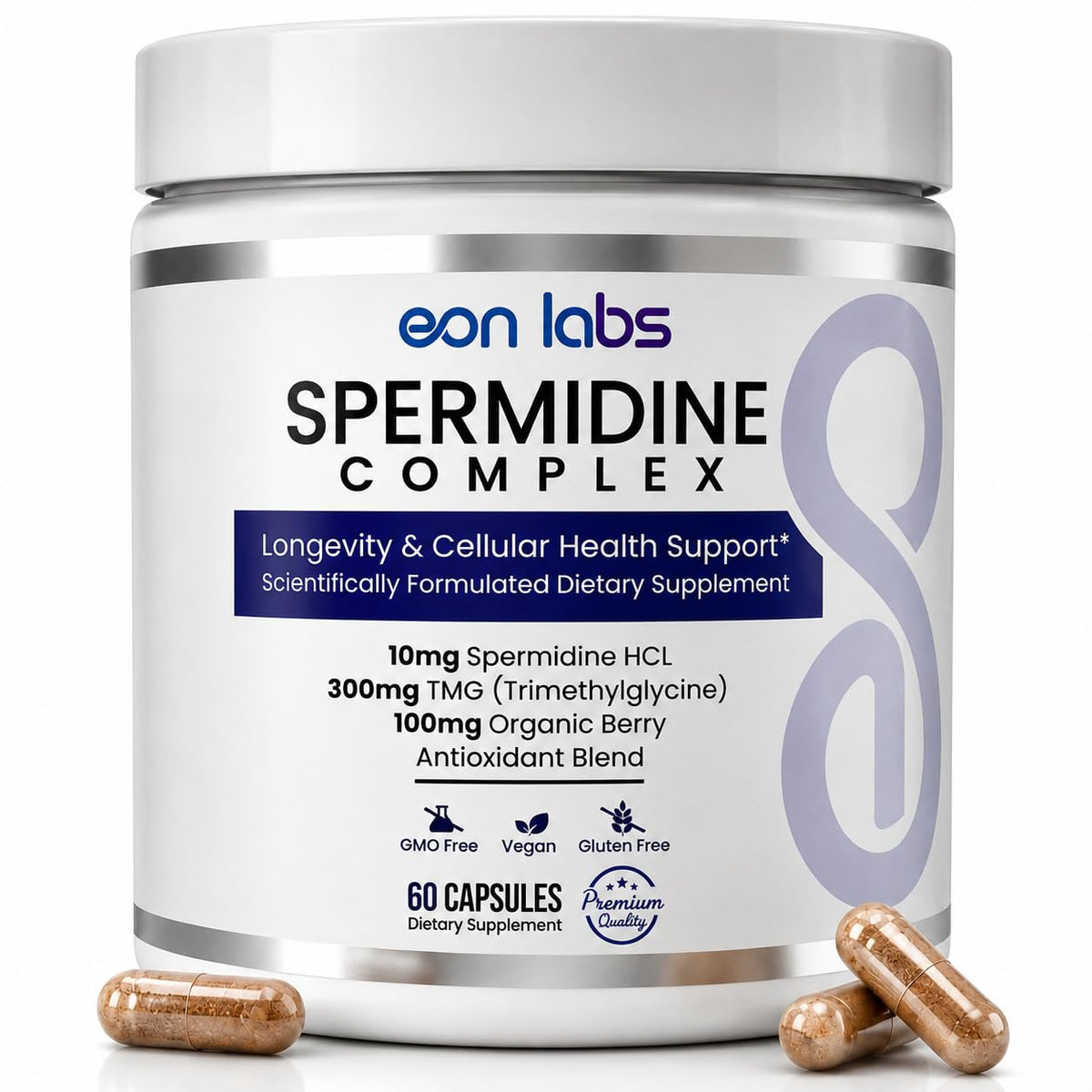 eon labs Compléments Alimentaires Spermidine 10 mg, vue de face