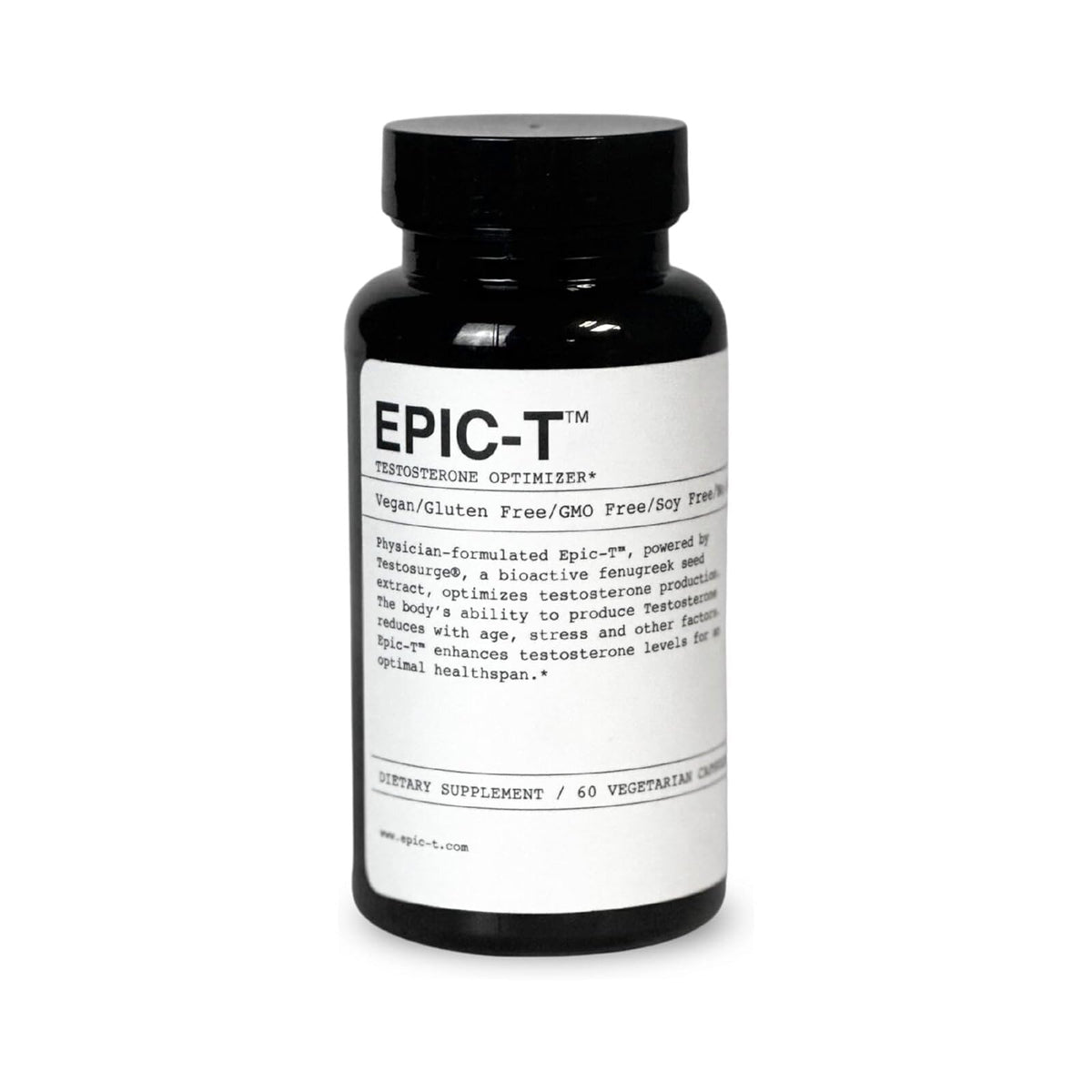 EPIC-T Soutien Testostérone 60 Capsules vue de face