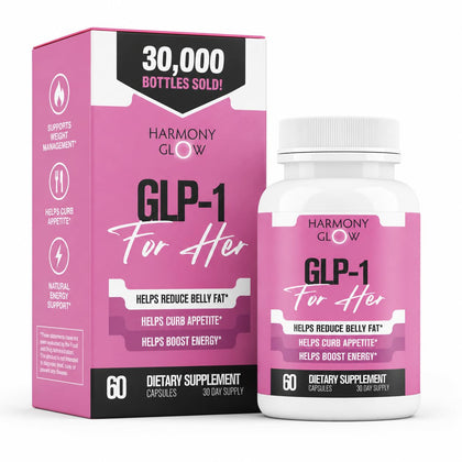 EPN Supplements Harmony Glow GLP-1 60 capsules front view