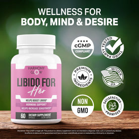 EPN Supplements Libido for HER capsules on a wooden table
