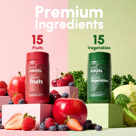 Equal Supplements Capsules de Fruits et Légumes avec présentation des ingrédients