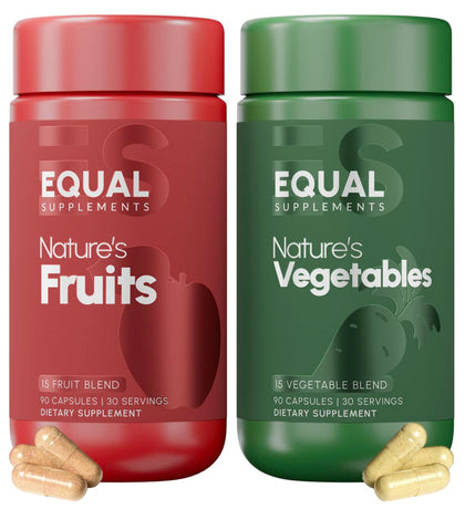 Equal Supplements Capsules de Fruits et Légumes vue de face