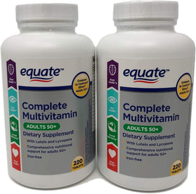 Equate Multivitamine Complète 50+ boîte avant vue