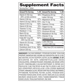 Equate Multivitamine Complète 50+ comprimés dans la boîte