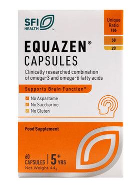 Equazen Capsules Omega 3 & 6 boîte de 60 unités vue de face