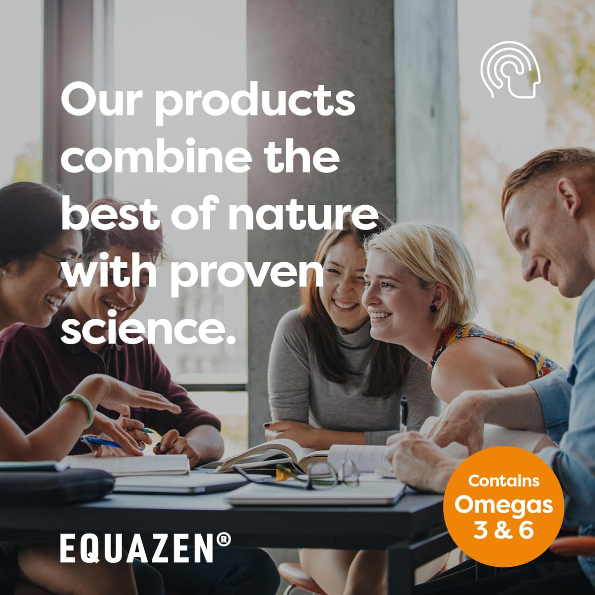 Equazen Omega 3 & 6 avec étiquette visible