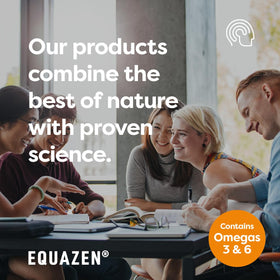 Equazen Omega 3 & 6 avec étiquette visible