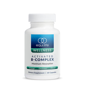 Equilife Complexe de Vitamines B Methylé 60 Capsules vue de face