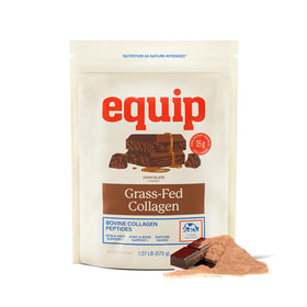 Equip Poudre de Collagène Chocolat 610g vue de face avec emballage