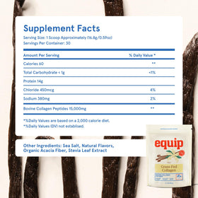 Equip poudre de collagène hydrolysé 14g emballage