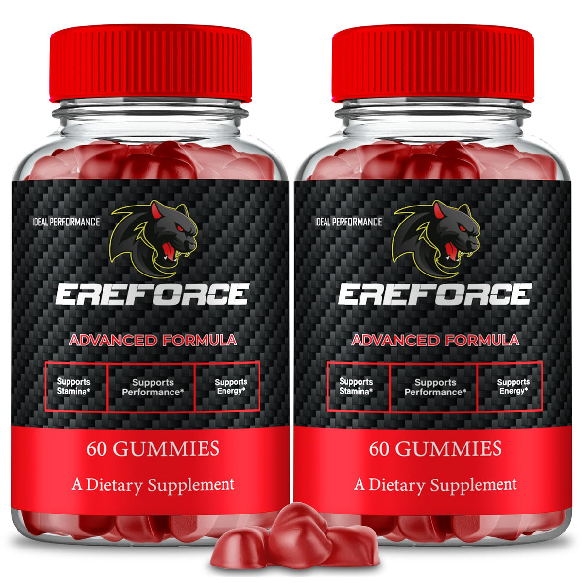 Ereforce Gummies de IDEAL PERFORMANCE, vue avant du paquet