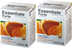 ESENTIALEFORTE 100 CAPS avec un verre d'eau