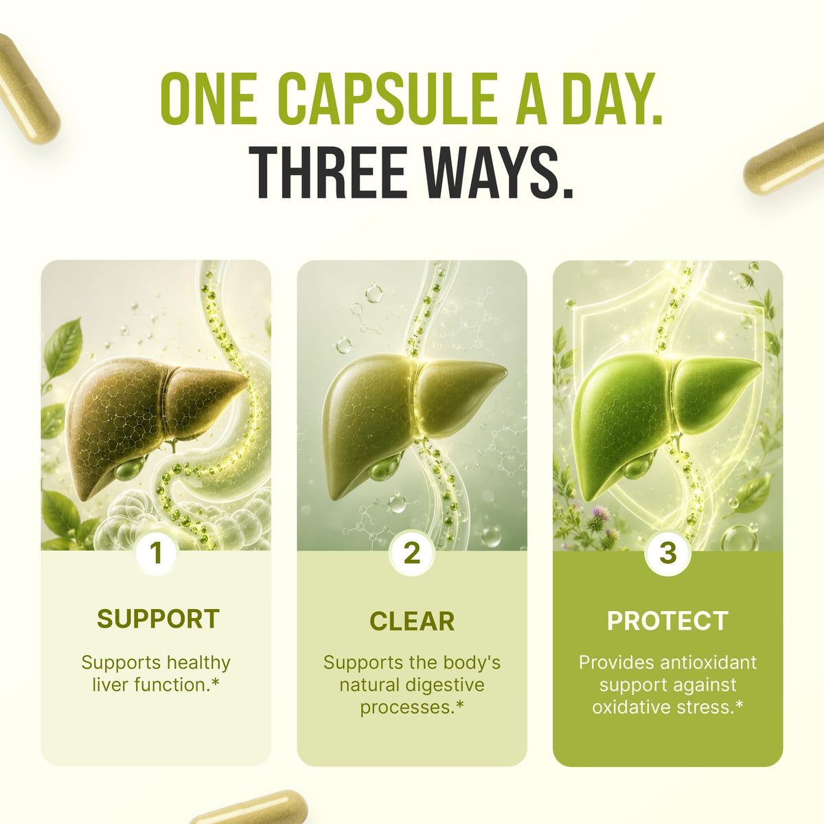 Essai de capsules de TryUvola sur une table en bois
