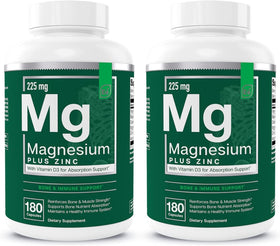 Essential Elements Magnésium Plus Zinc 360 capsules front view