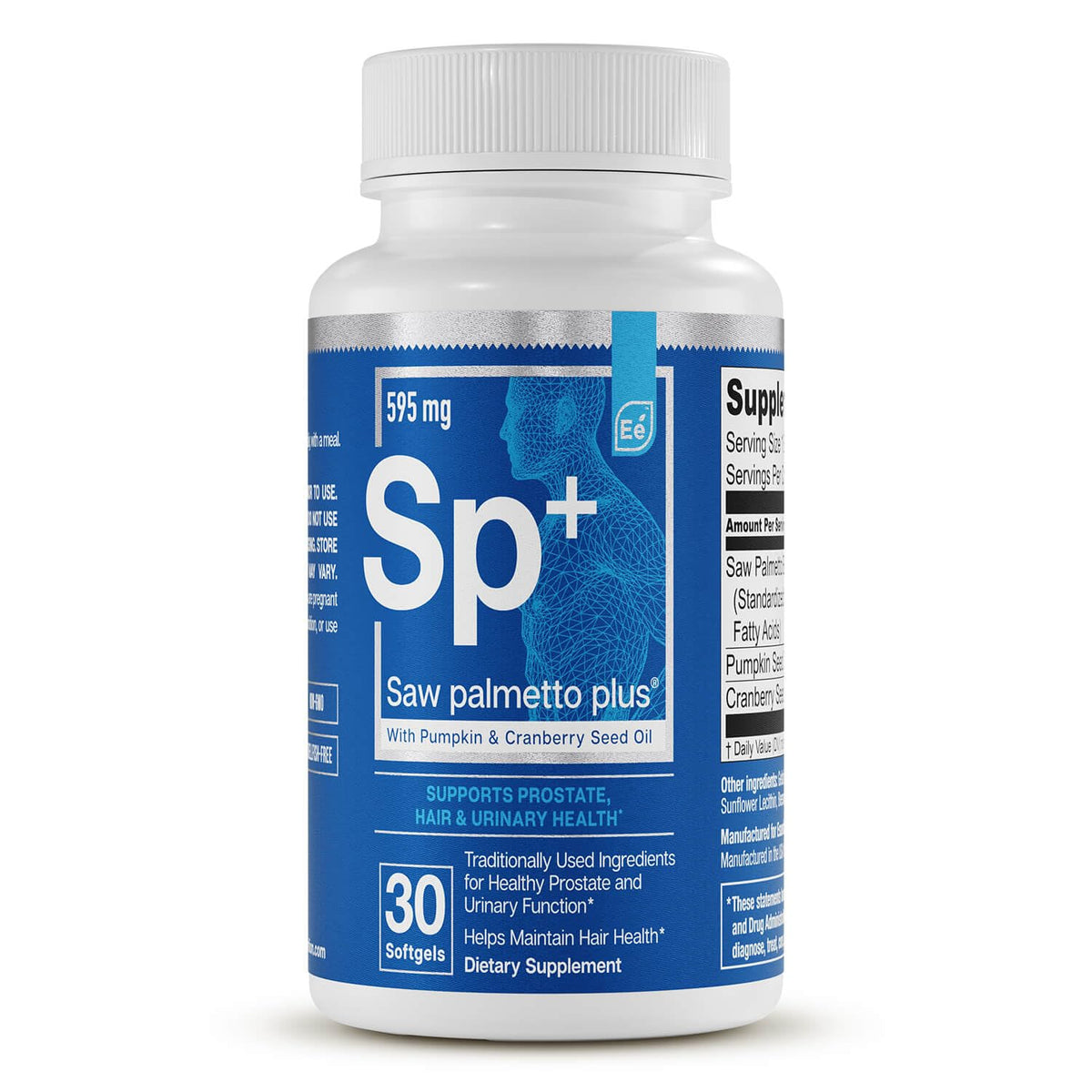 Essential Elements Saw Palmetto Plus boîte de 30 capsules vue avant