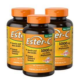 Ester-C 1000 mg American Health 90 capsules vue de face