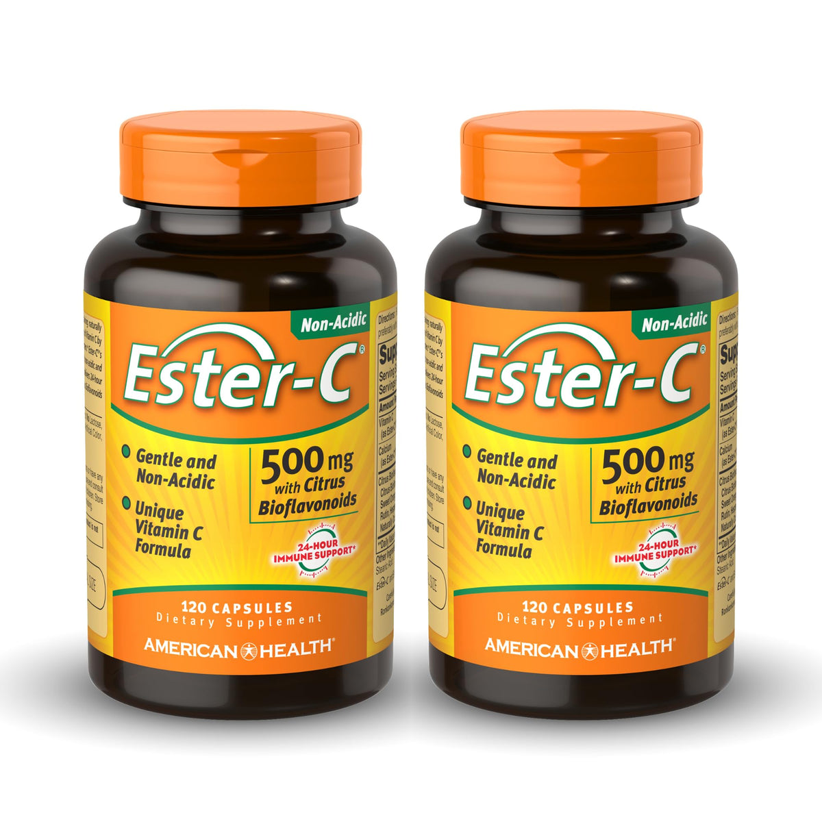 Ester-C 500 mg American Health 120 capsules vue de face
