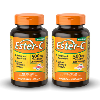 Ester-C 500 mg American Health 120 capsules vue de face
