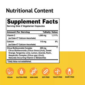 Ester-C 500 mg American Health emballage et capsules